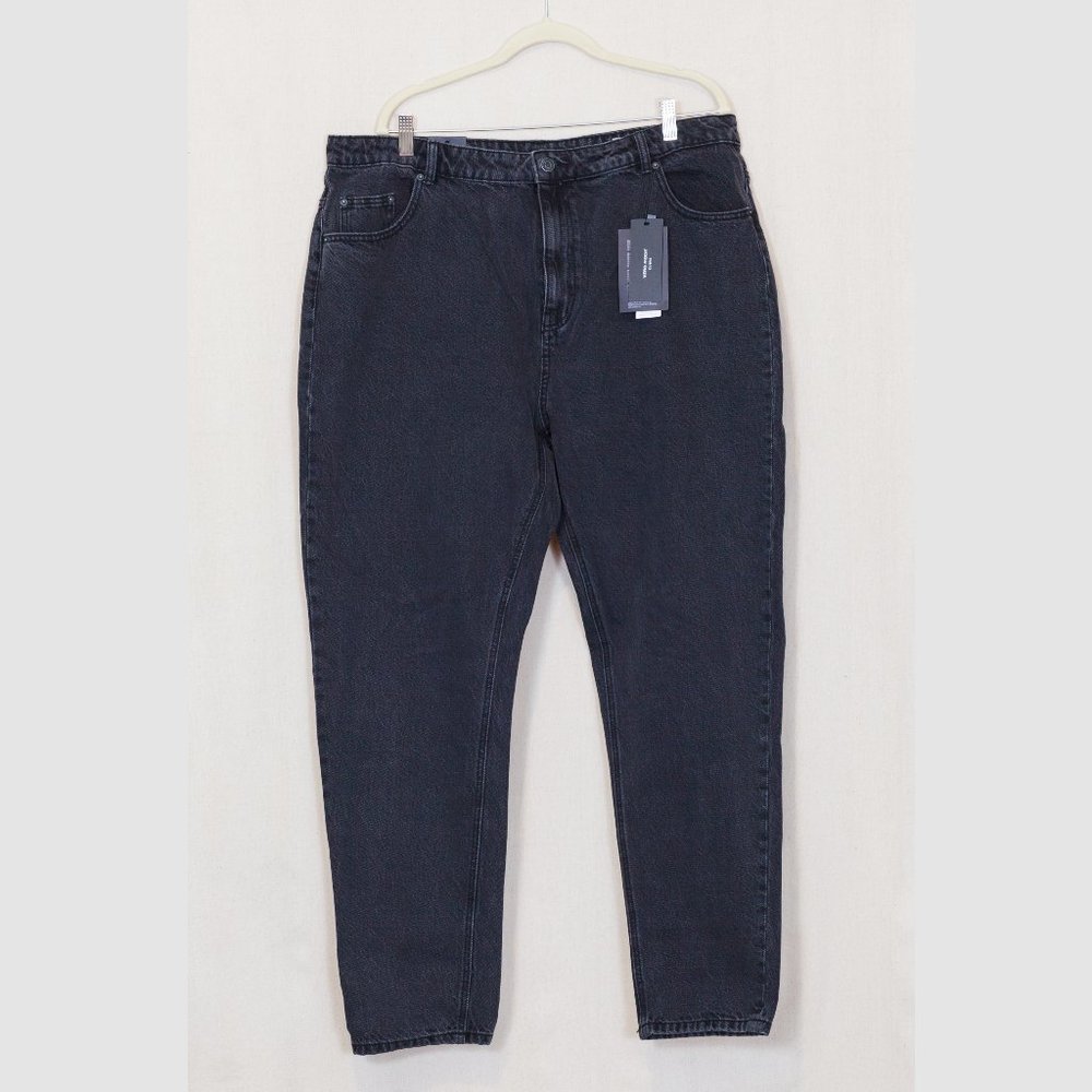 Vera Moda high rise relaxed mom black jeans new with tags